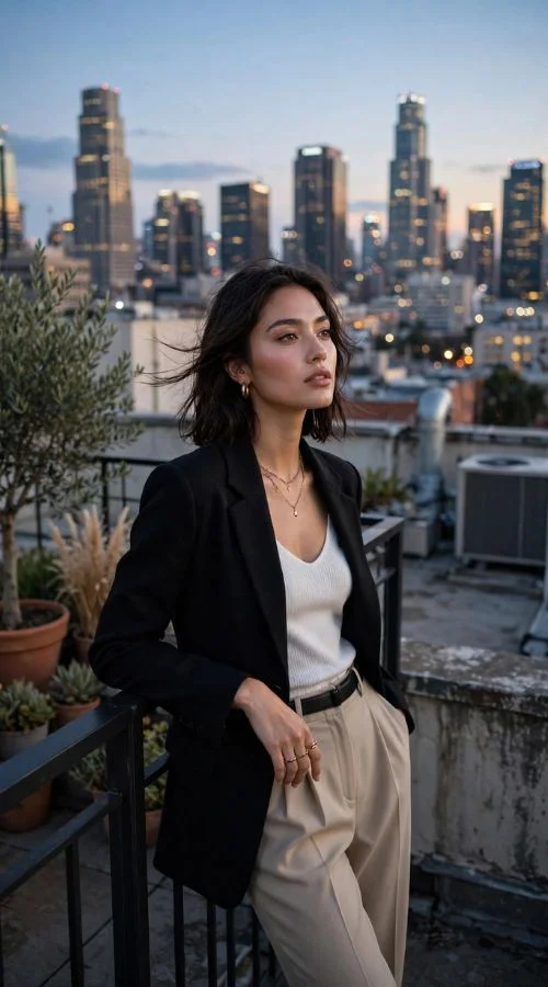 Rooftop Skyline Shoot
