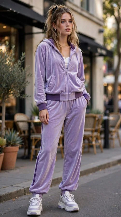 Tracksuit-Inspired Outfit 