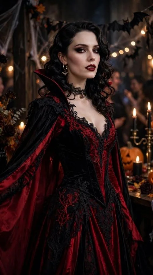 Vampire-Inspired Outfit