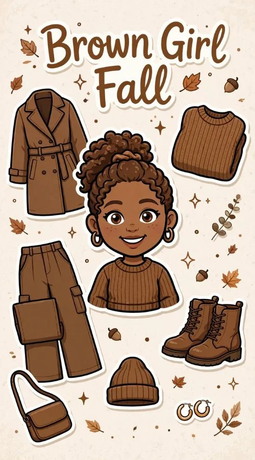 All-Brown Fall Outfit