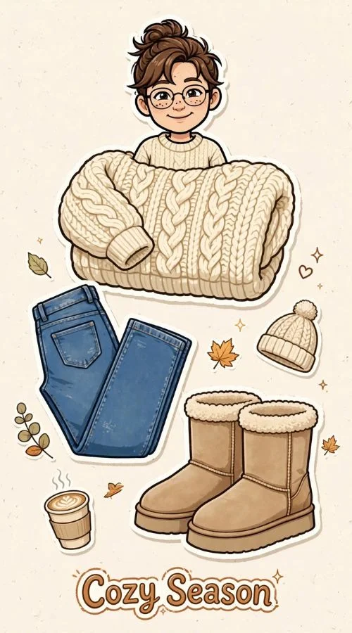 Cozy Sweater and Jeans