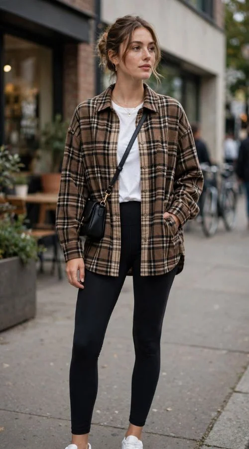 Shacket With Leggings