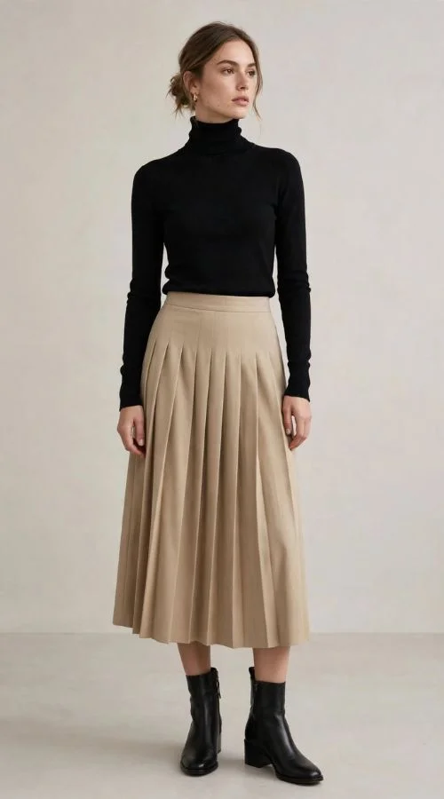 Turtleneck With a Skirt
